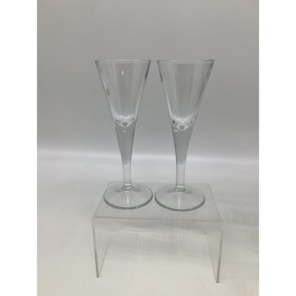 Vintage Crystal Cordial Glasses Set Of 4 - Picture 2 of 9
